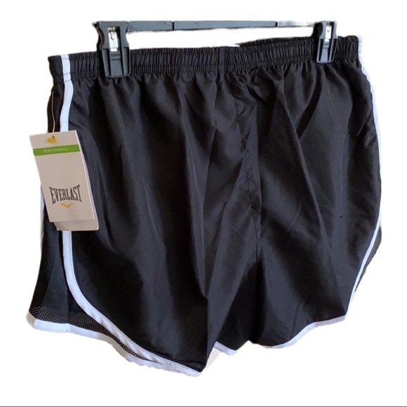 EVERLAST Woven Boxing Shorts Side Panel Black/White X-Large Activewear … - Picture 2 of 5